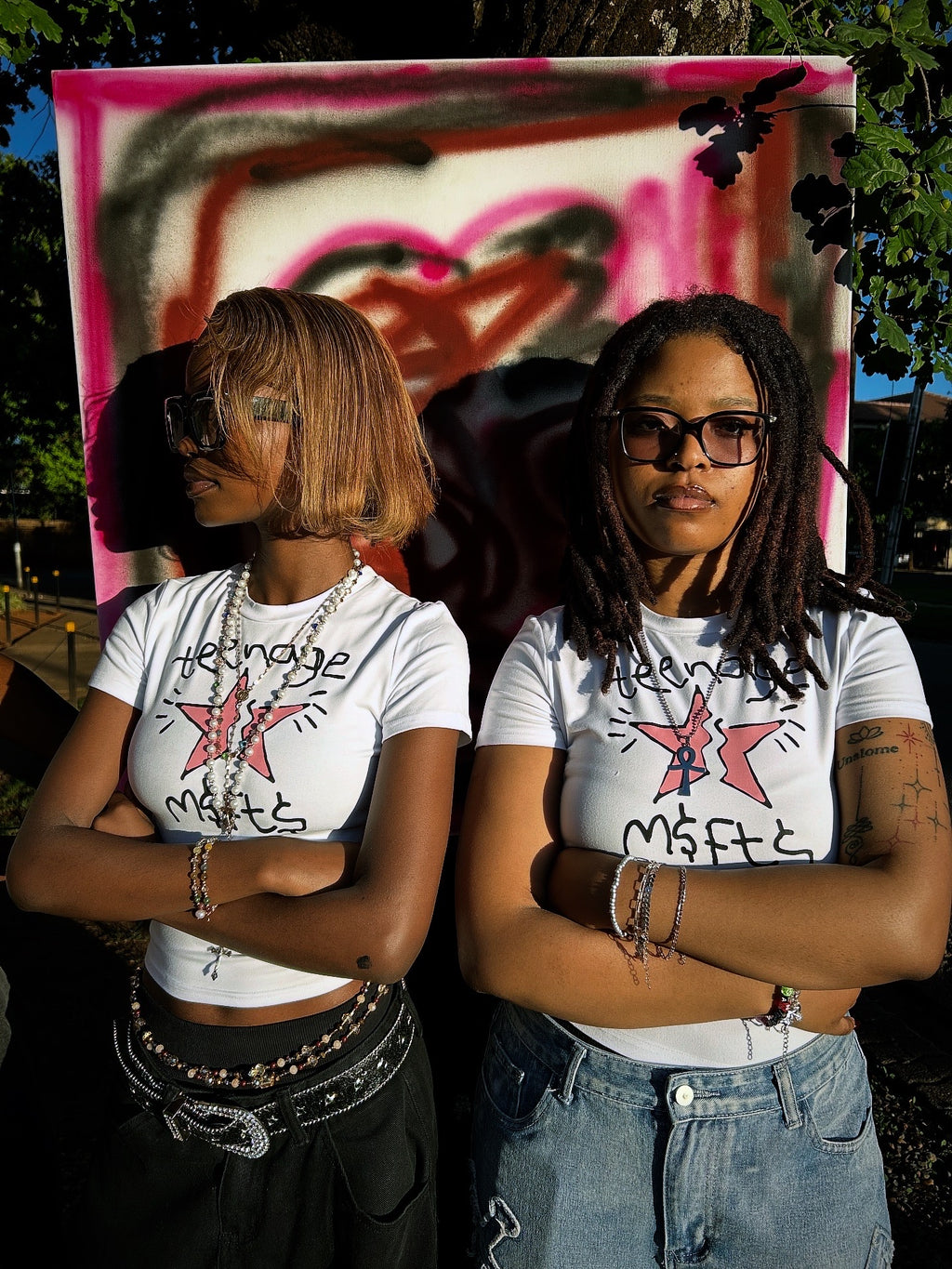 Broken stars slim fit T-shirt