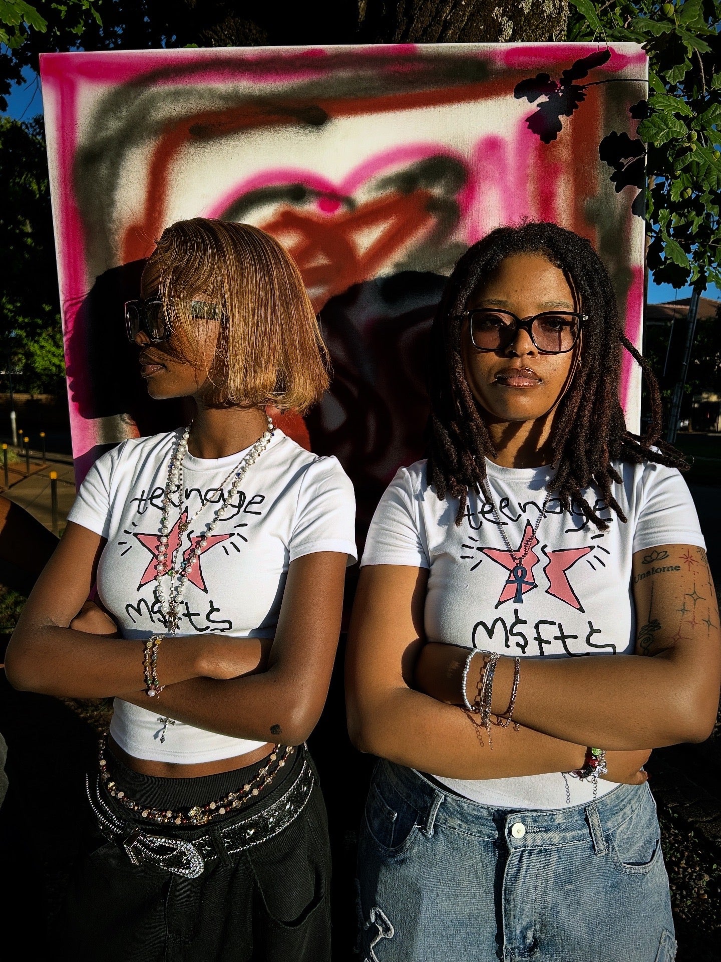 Broken stars slim fit T-shirt