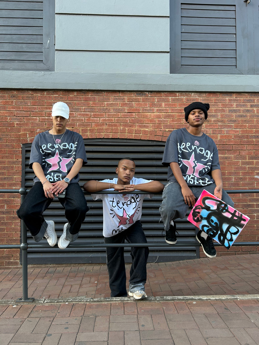 Broken star Boxy oversized T-shirt